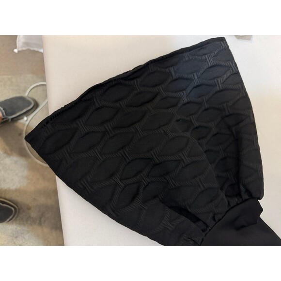 ASILIO PLAY LOUD BLACK RUFFLED BELL SLEEVES size 6 NEW - Picture 6 of 9